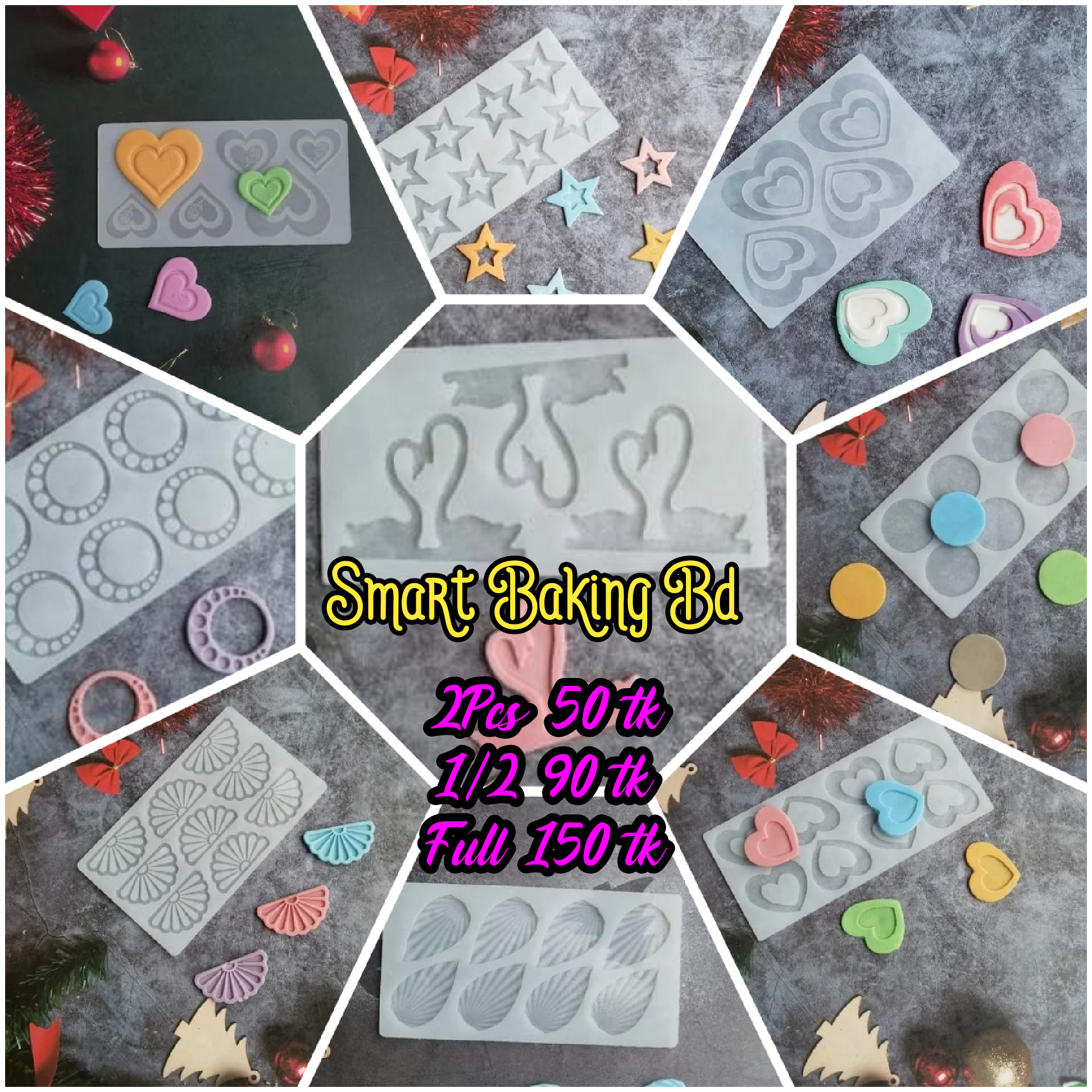 সিলিকন টপার মোল্ড /Silicon Topper Mould